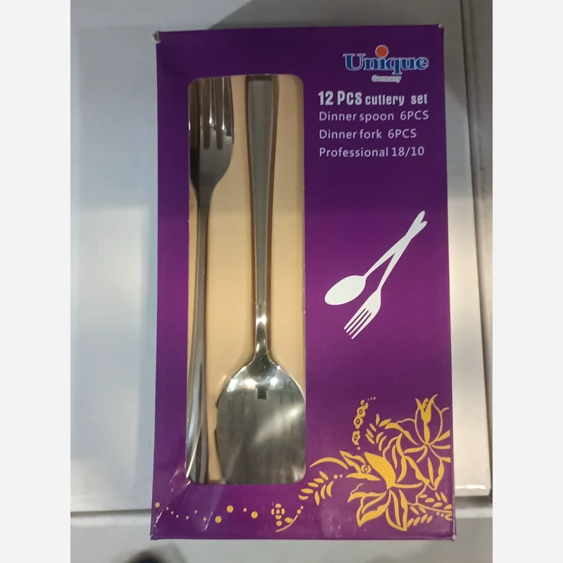 قاشق چنگال یونیک آینه ای استیل 18/10