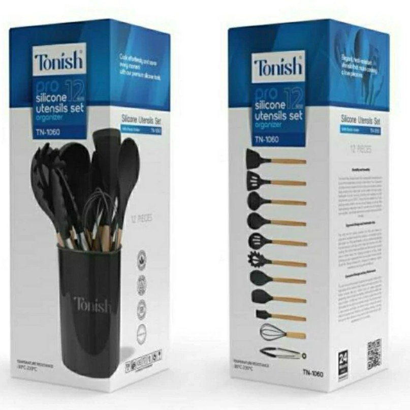 سرویس کفگیر ملاقه سیلیکونی برند تونیش مدل TN-1060
