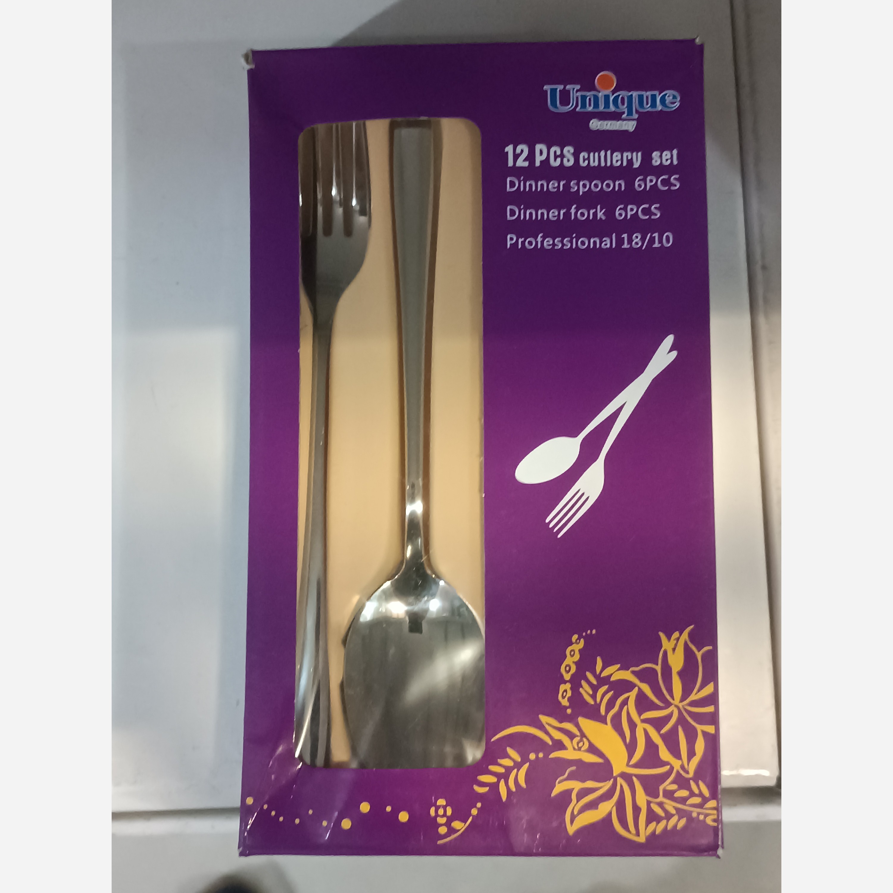 قاشق چنگال یونیک آینه ای استیل 18/10