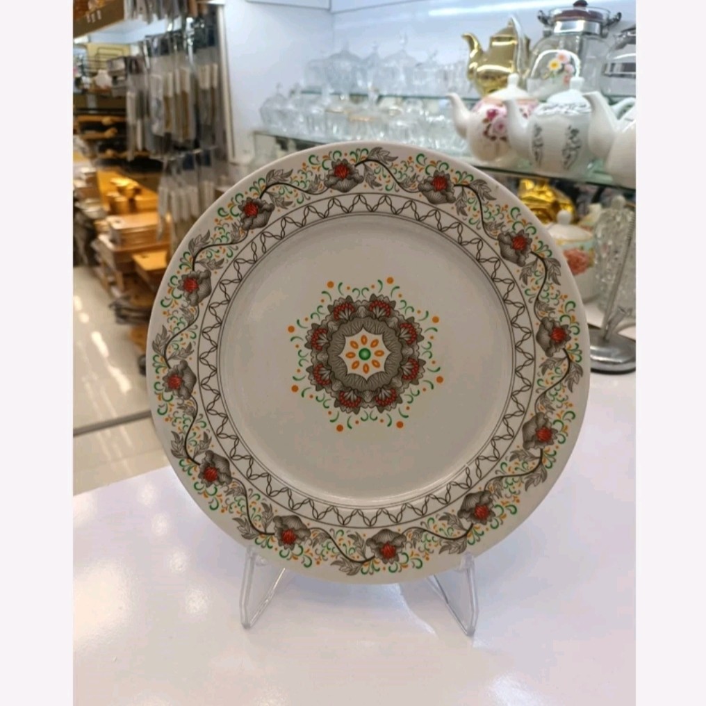 برنج خوری ملامین آیدا یزد طرح پیچک 714 ، 6 عددی